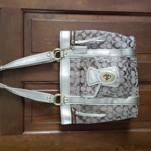 Coach Legacy F12889 Signature Logo 65th Anniversary Tote